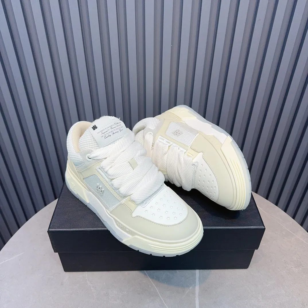 Men's shoes 💰660💰 AMIRI AMIRI trendy brand hot sale 🔥 Available all year round, couples 💑 Official website synchronization Imported fabrics 1⃣️ vs 1⃣️ replica, original factory special original sole, 35-45 (45. non-refundable)